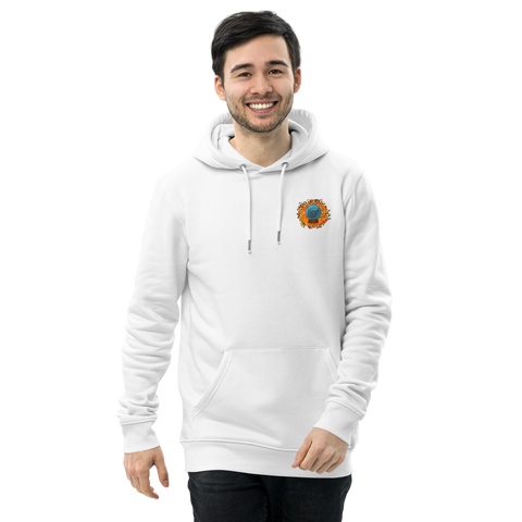 Turbomagier - Unisex Bio-Hoodie mit beidseitigen Druck