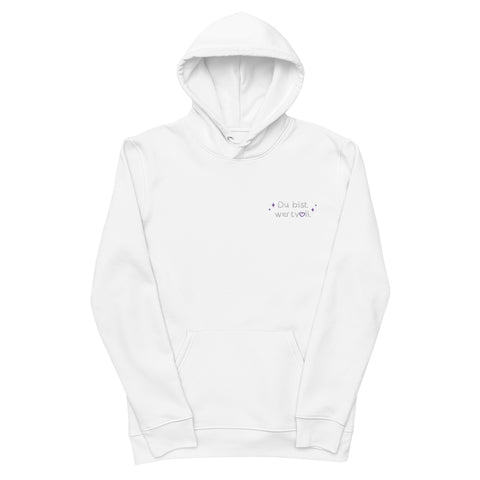 LulusWunderwelt - Unisex-Hoodie aus Biobaumwolle mit Stick