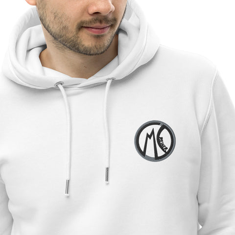 MC_REINERx - Unisex-Bio-Hoodie mit Stick und Rückendruck