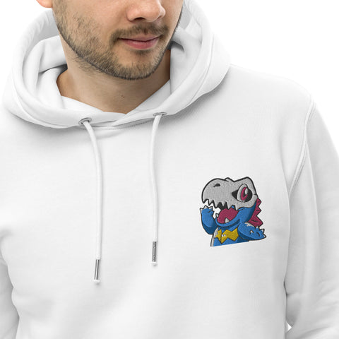 LuiTheDinosaur - Unisex-Bio-Hoodie mit Stick