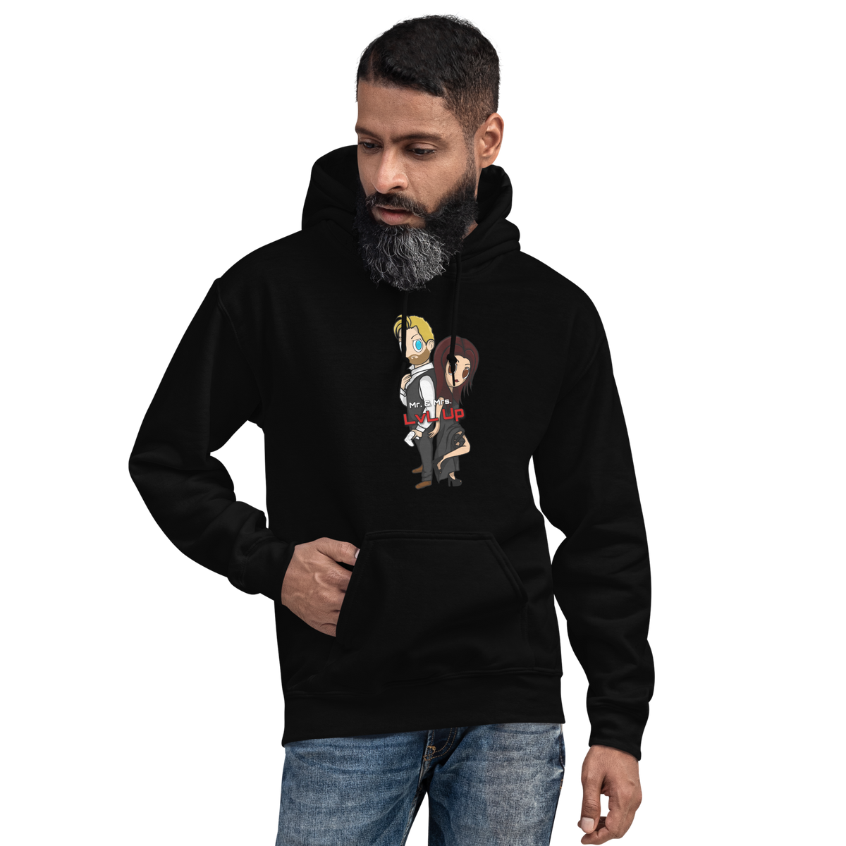 MrAndMrsLVLUp - Unisex-Hoodie mit Druck