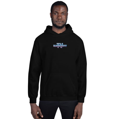 blueberryyy_tv - Unisex-Hoodie mit Stick und Druck