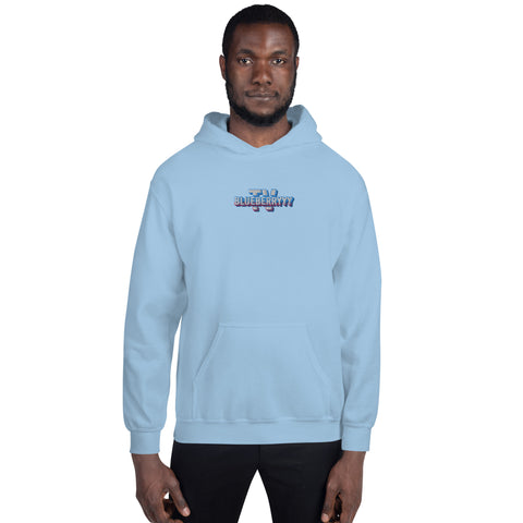blueberryyy_tv - Unisex-Hoodie mit Stick und Druck