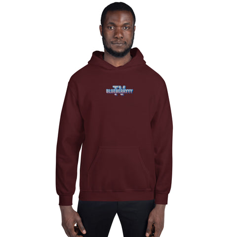 blueberryyy_tv - Unisex-Hoodie mit Stick und Druck
