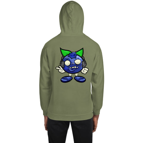 blueberryyy_tv - Unisex-Hoodie mit Stick und Druck
