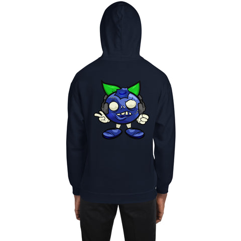blueberryyy_tv - Unisex-Hoodie mit Stick und Druck