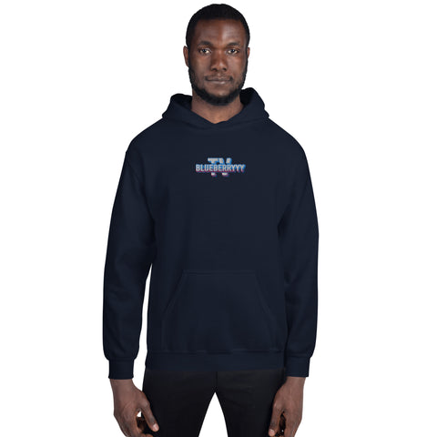 blueberryyy_tv - Unisex-Hoodie mit Stick und Druck