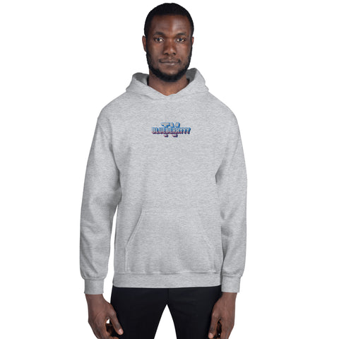 blueberryyy_tv - Unisex-Hoodie mit Stick und Druck