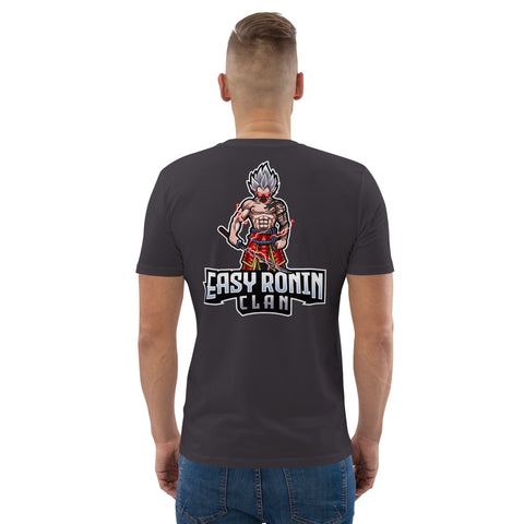 easyroninclan - Herren-T-Shirt aus Bio-Baumwolle mit Stick und Druck
