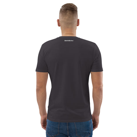 BattleBeckso - Herren-T-Shirt aus Bio-Baumwolle mit Stick und Druck