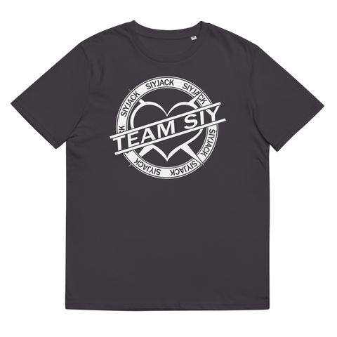 SiyJack - Herren-T-Shirt aus Bio-Baumwolle mit oversized Druck