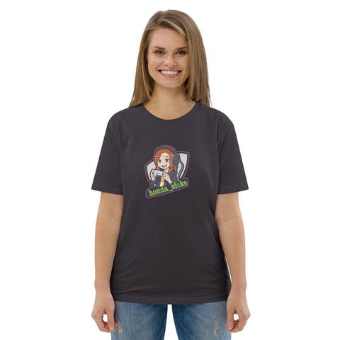 honda_zicke - Unisex-T-Shirt aus Biobaumwolle mit Druck