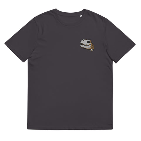 LuiTheDinosaur - Herren-T-Shirt aus Bio-Baumwolle mit Stick