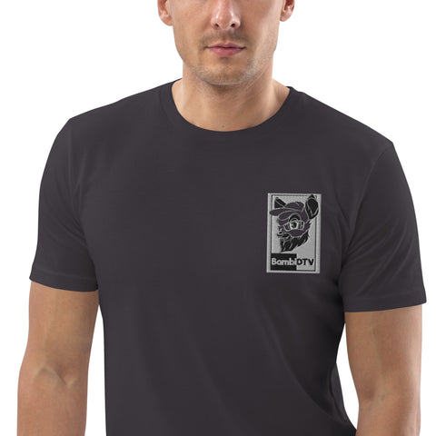 BambiDTV - Herren-T-Shirt aus Biobaumwolle mit Stick