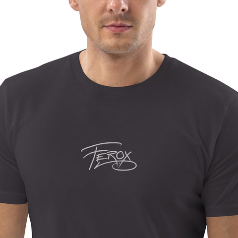 Ferox_K - Herren-T-Shirt aus Bio-Baumwolle mit Stick