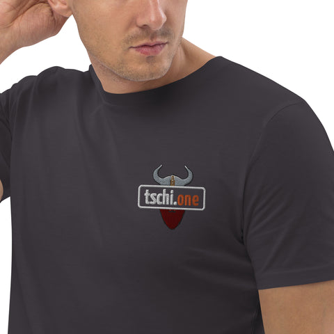 TschiOne - Herren-T-Shirt aus Bio-Baumwolle mit Stick