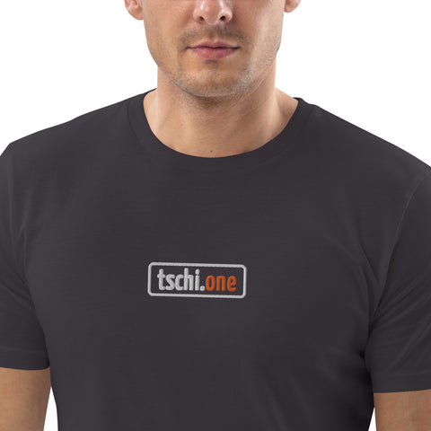 TschiOne - Herren-T-Shirt aus Bio-Baumwolle mit Stick