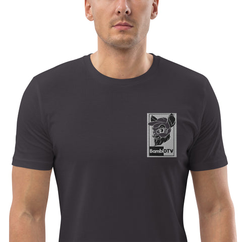BambiDTV - Herren-T-Shirt aus Biobaumwolle mit Stick