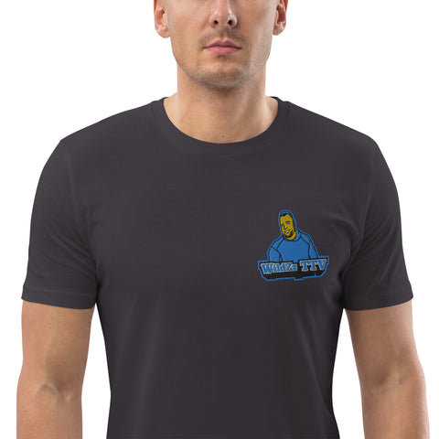 KevinWildZz - Herren-T-Shirt aus Bio-Baumwolle mit Stick