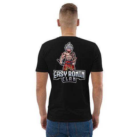 easyroninclan - Herren-T-Shirt aus Bio-Baumwolle mit Stick und Druck