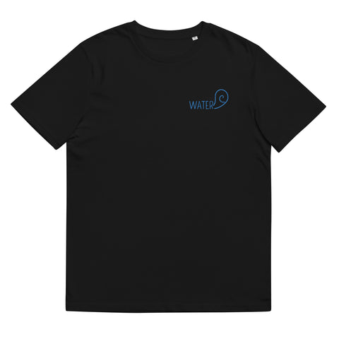 For Gamers - Herren-Team-Water-T-Shirt aus Bio-Baumwolle mit Stick