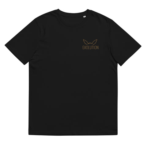 For Gamers - Herren-Team-Evolution-T-Shirt aus Bio-Baumwolle mit Stick