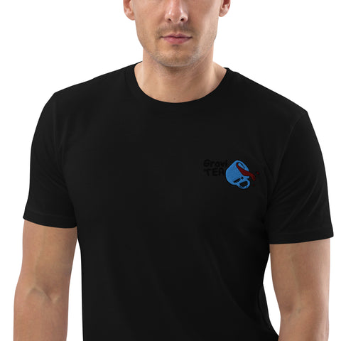 TeaNuviell - Herren-T-Shirt aus Bio-Baumwolle mit Stick