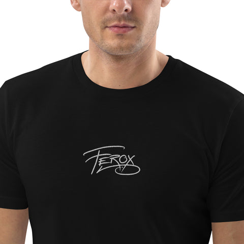 Ferox_K - Herren-T-Shirt aus Bio-Baumwolle mit Stick
