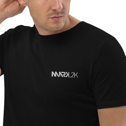 MarkL2K - Herren-T-Shirt aus Bio-Baumwolle mit Stick