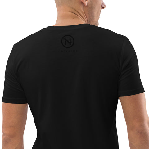naekknok - Unisex-T-Shirt aus Bio-Baumwolle mit Stick und Druck