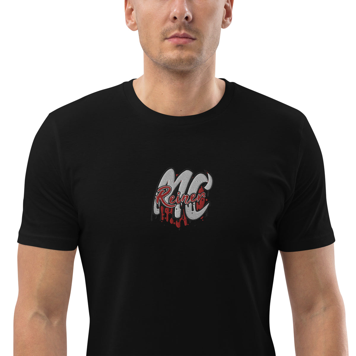 MC_REINERx - Herren-T-Shirt aus Bio-Baumwolle mit Stick