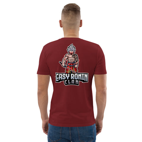 easyroninclan - Herren-T-Shirt aus Bio-Baumwolle mit Stick und Druck