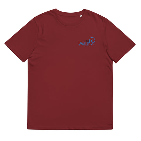 For Gamers - Herren-Team-Water-T-Shirt aus Bio-Baumwolle mit Stick