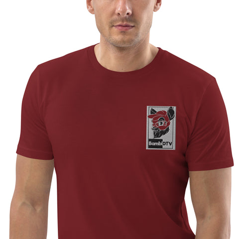 BambiDTV - Herren-T-Shirt aus Biobaumwolle mit Stick