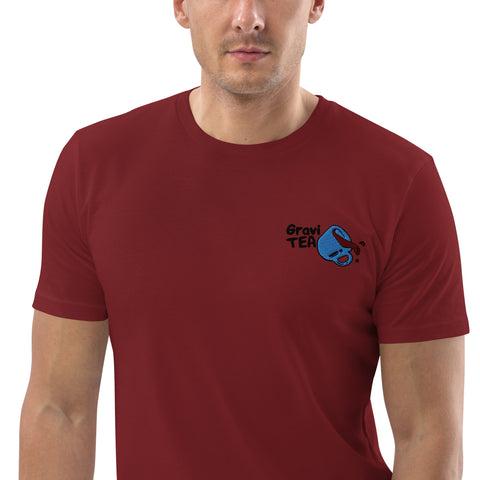 TeaNuviell - Herren-T-Shirt aus Bio-Baumwolle mit Stick