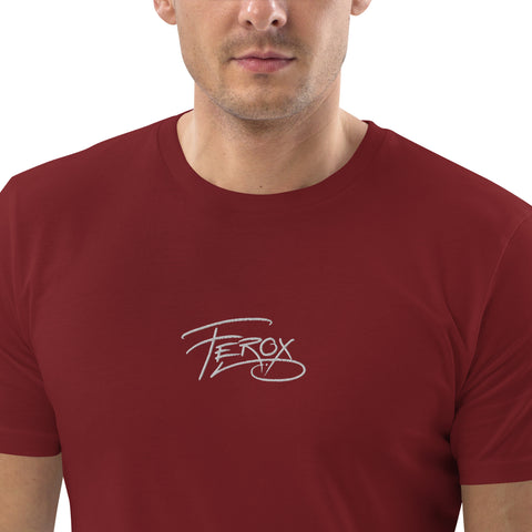 Ferox_K - Herren-T-Shirt aus Bio-Baumwolle mit Stick