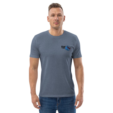 TeaNuviell - Herren-T-Shirt aus Bio-Baumwolle mit Stick