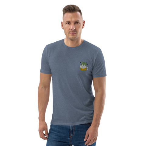 Lauchgirl - Unisex-T-Shirt aus Bio-Baumwolle mit Stick