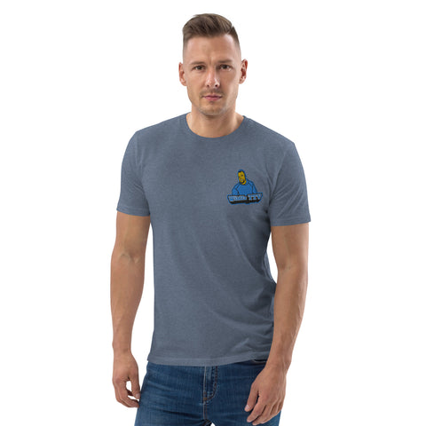 KevinWildZz - Herren-T-Shirt aus Bio-Baumwolle mit Stick