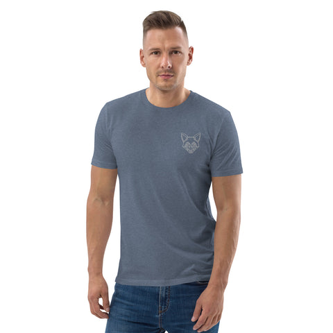 LeaKrsr - Herren-T-Shirt aus Bio-Baumwolle mit Stick und Druck