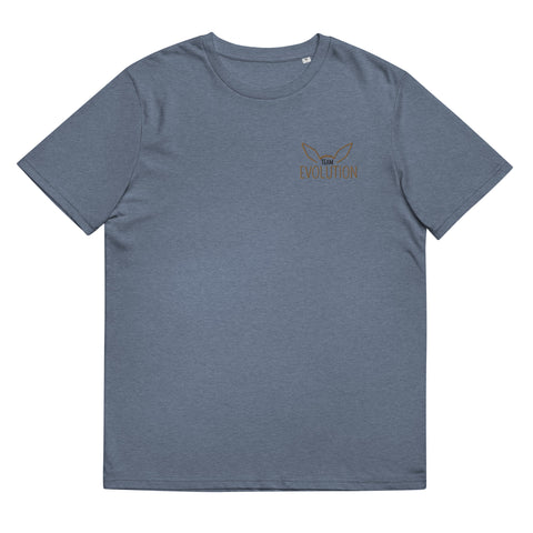 For Gamers - Herren-Team-Evolution-T-Shirt aus Bio-Baumwolle mit Stick
