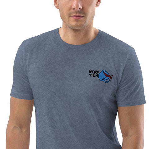 TeaNuviell - Herren-T-Shirt aus Bio-Baumwolle mit Stick