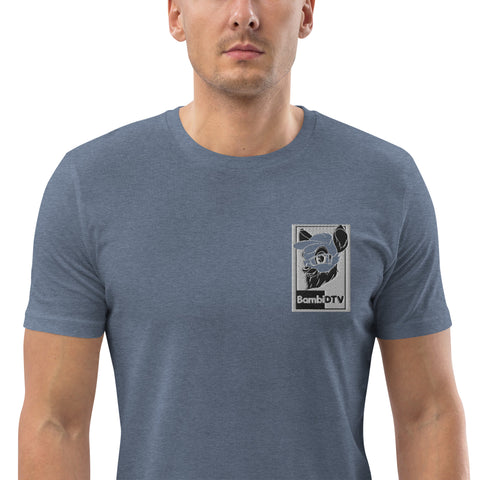 BambiDTV - Herren-T-Shirt aus Biobaumwolle mit Stick