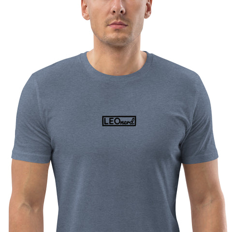 LeoNerd87 - Herren-T-Shirt aus Bio-Baumwolle mit Stick