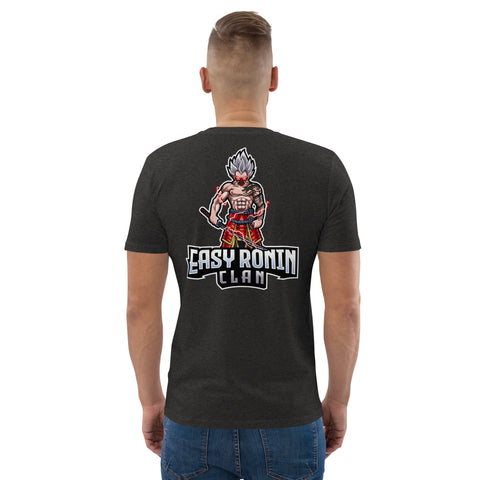 easyroninclan - Herren-T-Shirt aus Bio-Baumwolle mit Stick und Druck