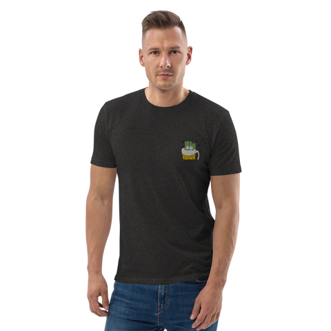 Lauchgirl - Unisex-T-Shirt aus Bio-Baumwolle mit Stick