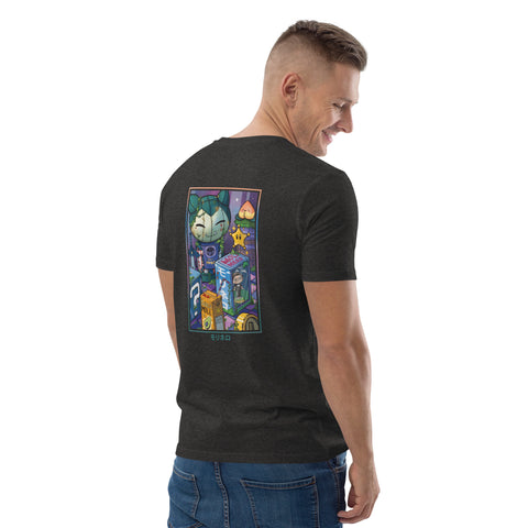 Molinero1990 - Unisex-T-Shirt aus Biobaumwolle mit Stick und Rückendruck