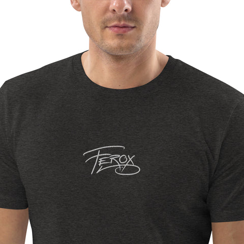 Ferox_K - Herren-T-Shirt aus Bio-Baumwolle mit Stick