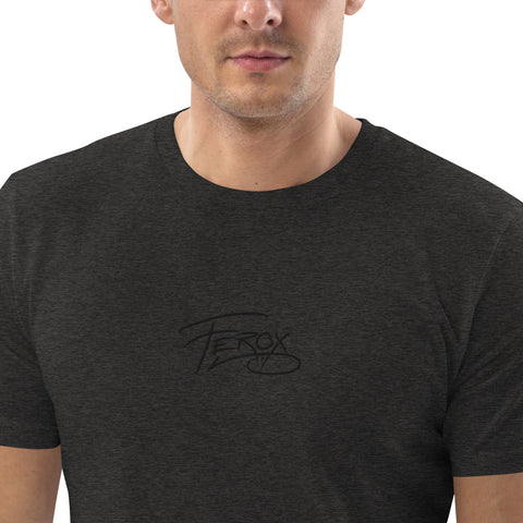 Ferox_K - Herren-T-Shirt aus Bio-Baumwolle mit Stick