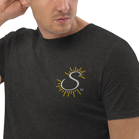 Sunshine_girl1 - Herren-T-Shirt aus Bio-Baumwolle mit Stick